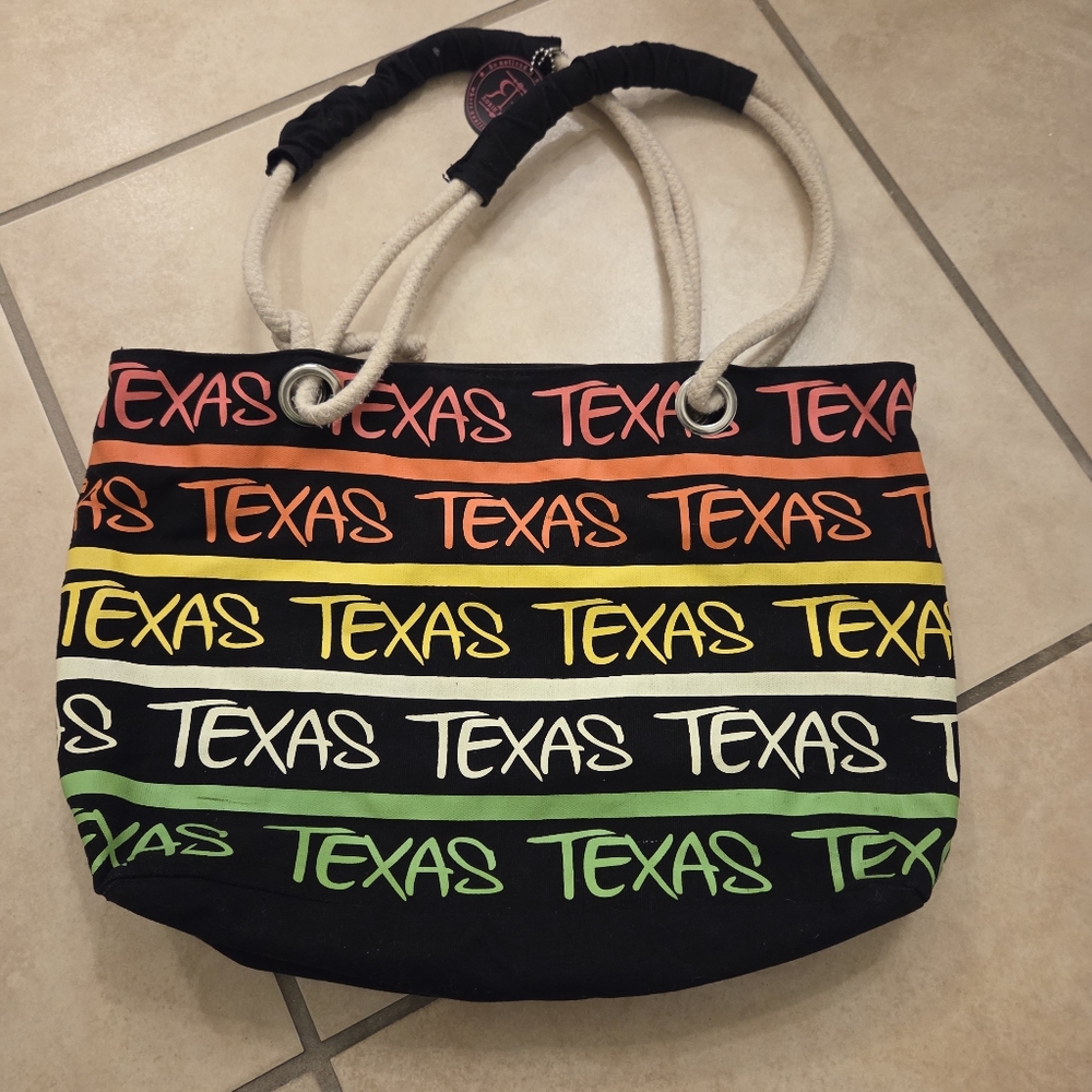 Multicolor Texas Tote Bag Beach Bag Robin Ruth